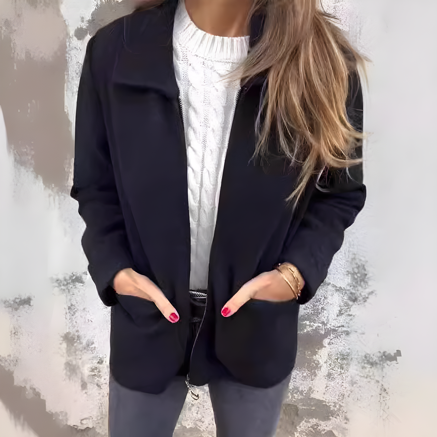 Selena - Veste Cardigan Élégante en Laine