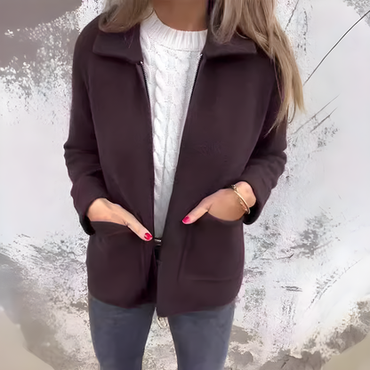 Selena - Veste Cardigan Élégante en Laine